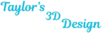Taylor's 3D Design logo